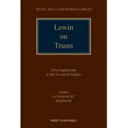 Lewin on Trusts 20th ed: 1st Supplement 